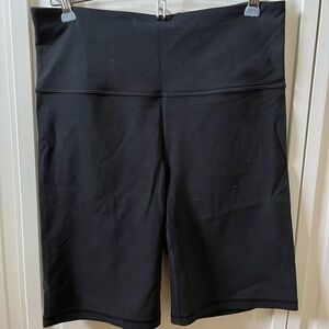 Athleta Black Bike Shorts High-Waisted Performance